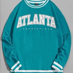Atlanta graphic sweatshirt crew neck